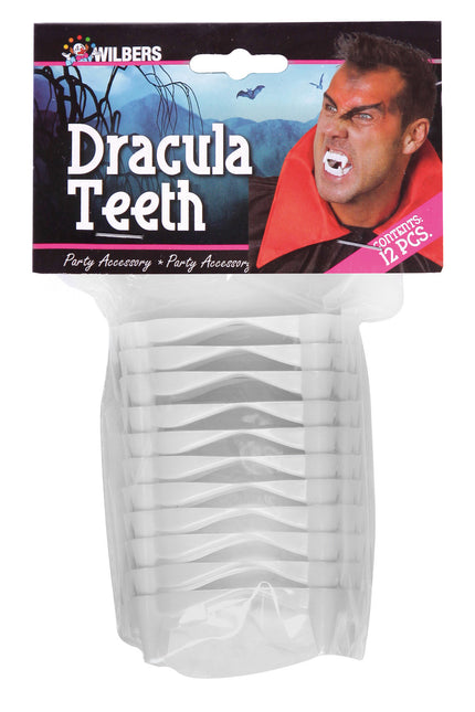 Dents de Dracula (12 pièces)dans un sac en plastique)