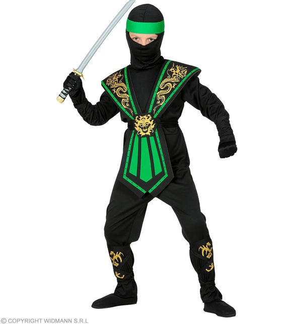 Costume Kombat Ninja Vert Enfant