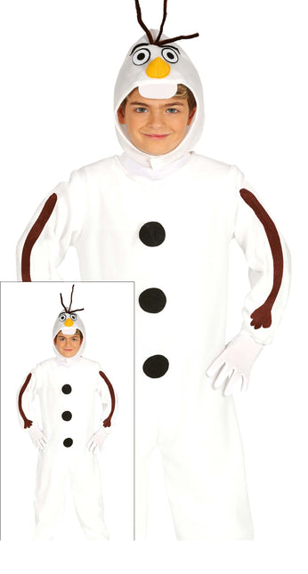 Costume de bonhomme de neige enfant