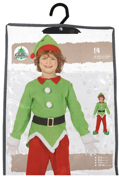 Costume d'elfe de Noël pour enfant