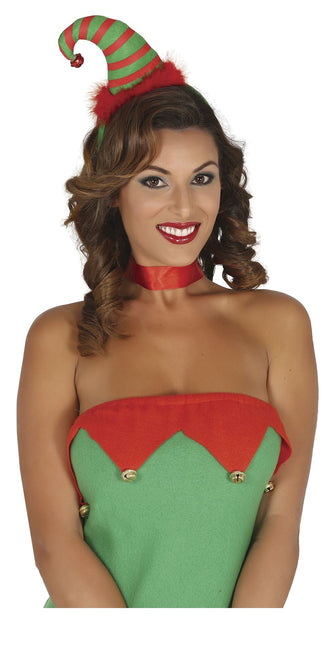 Bandeau de Noël Elfe rayé