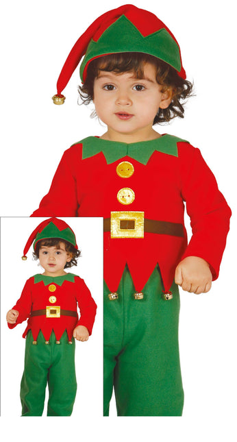 Costume d'elfe de Noël Bébé