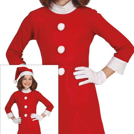 Robe de Noël Enfant Père Noël 5/6 ans