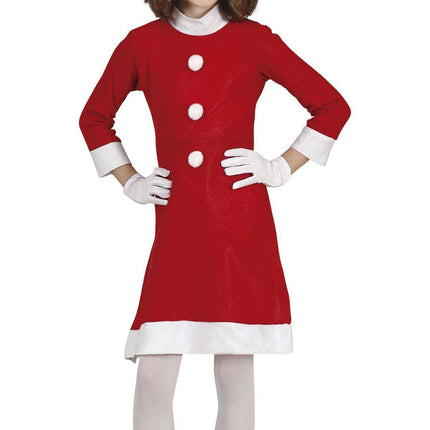 Robe de Noël Enfant Père Noël 5/6 ans