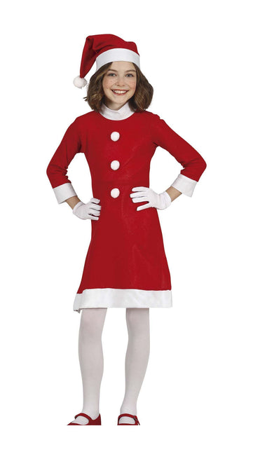 Robe de Noël Enfant Père Noël 5/6 ans