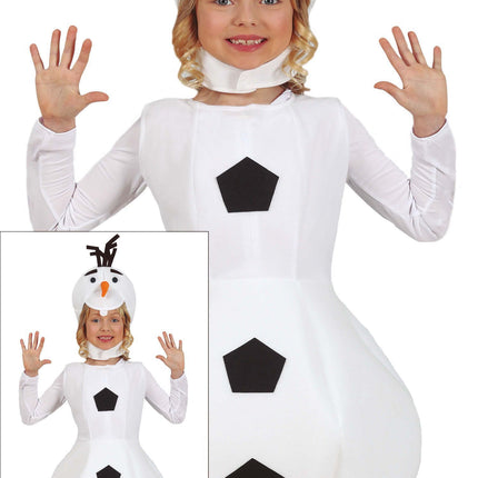 Costume de bonhomme de neige Deluxe Enfant