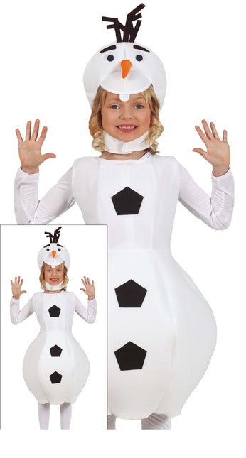 Costume de bonhomme de neige Deluxe Enfant