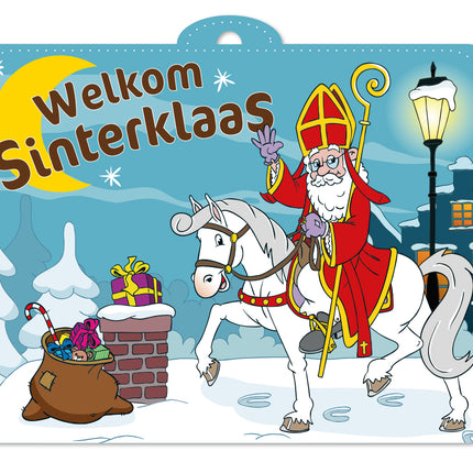 Plaque de porte Sinterklaas 40cm