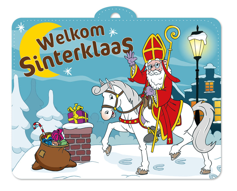 Plaque de porte Sinterklaas 40cm