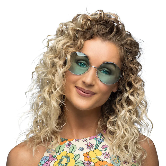 Lunettes Hippie 60S Vertes Xl