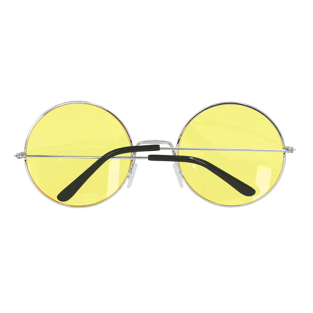 Lunettes Hippie 60S Jaune Xl