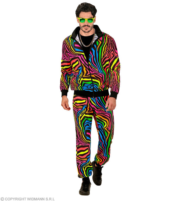 Tracksuit Neon Rainbow Costume