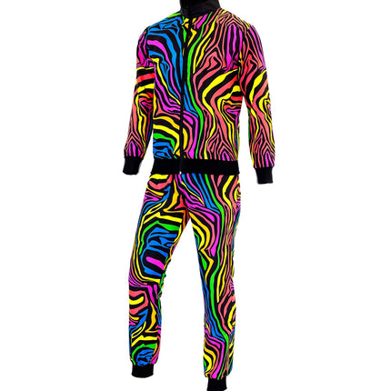 Tracksuit Neon Rainbow Costume