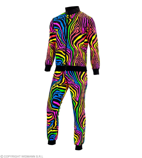 Tracksuit Neon Rainbow Costume