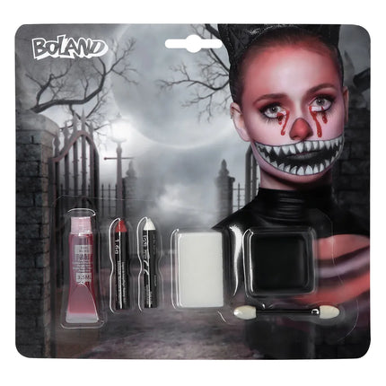 Ensemble de maquillage d'Halloween Chat 5 pièces