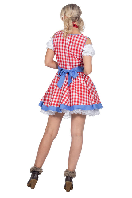 Robe Oktoberfest à carreaux Sanne