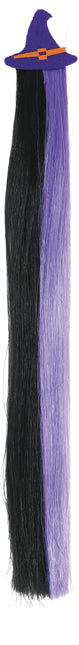 Extension de cheveux pour Halloween Noir violet 40cm