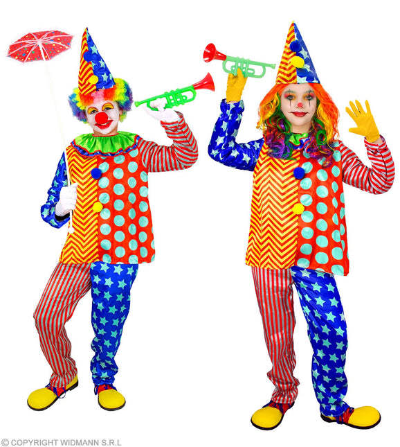 Costume coloré de clown pour enfant