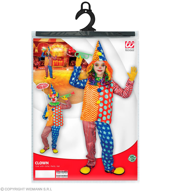 Costume coloré de clown pour enfant