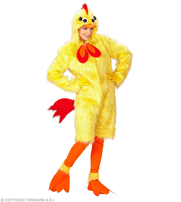 Costume de poussin en peluche