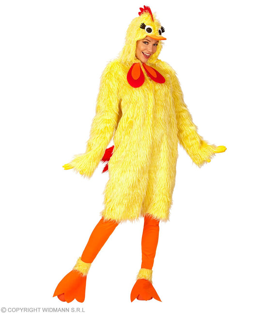 Costume de poussin en peluche