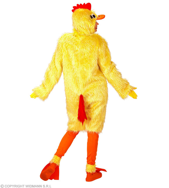 Costume de poussin en peluche