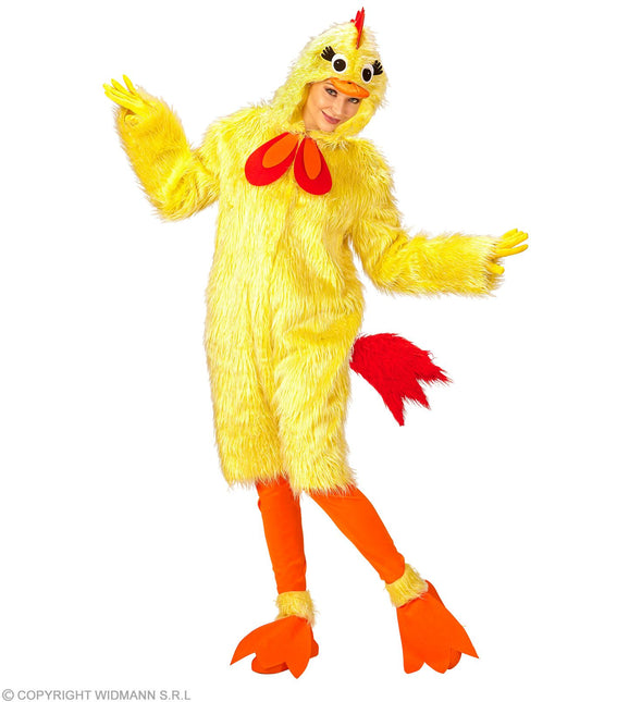 Costume de poussin en peluche