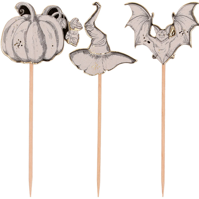 Bâtons d'Halloween 12cm 6pcs