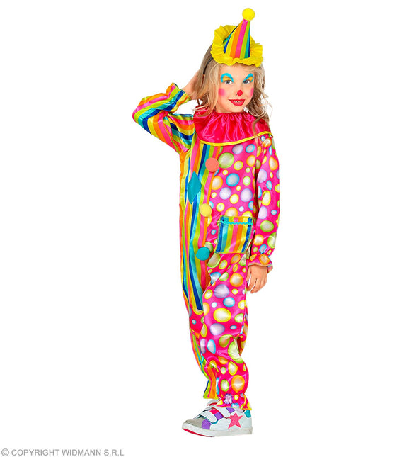 Costume de clown arc-en-ciel pour enfant