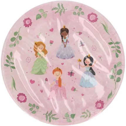 Assiettes - Pretty Princess - 23 cm - 8 pièces