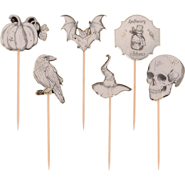 Bâtons d'Halloween 12cm 6pcs