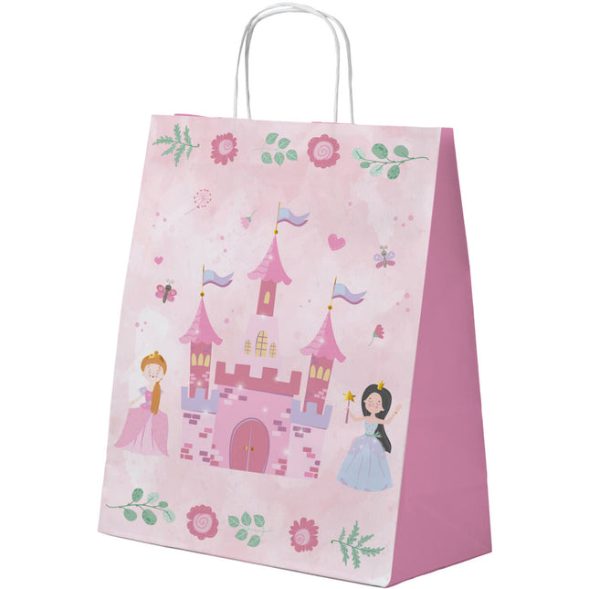 Sacs cadeaux - Pretty Princess - 20 x 27 cm - 6 pièces