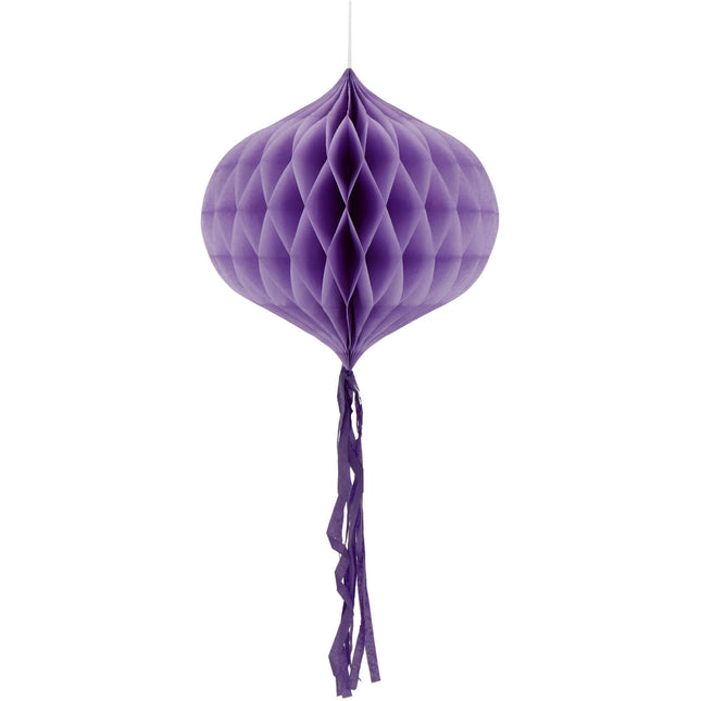 Nid d'abeilles violet 30cm 3pcs