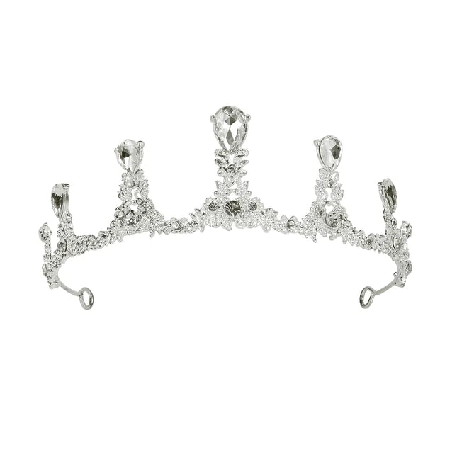 Couronne en argent avec pierres