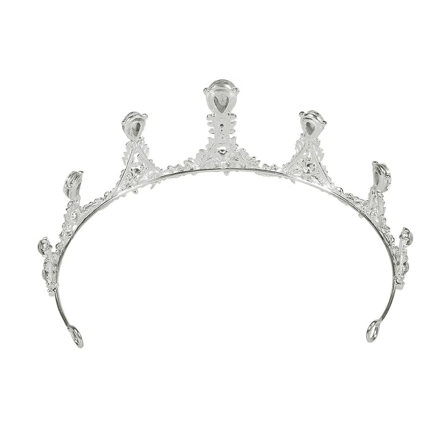 Couronne en argent avec pierres