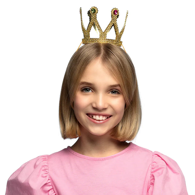 Princesse Couronne d'or ronde