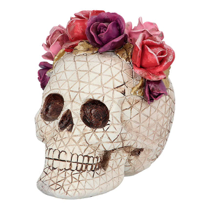 Halloween Skull Roses 15cm