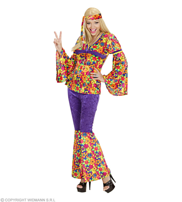 Costume de hippie en velours