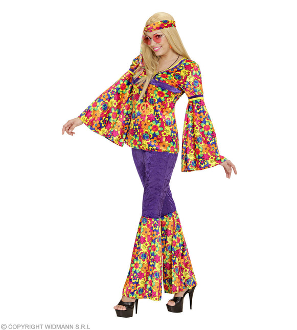 Costume de hippie en velours