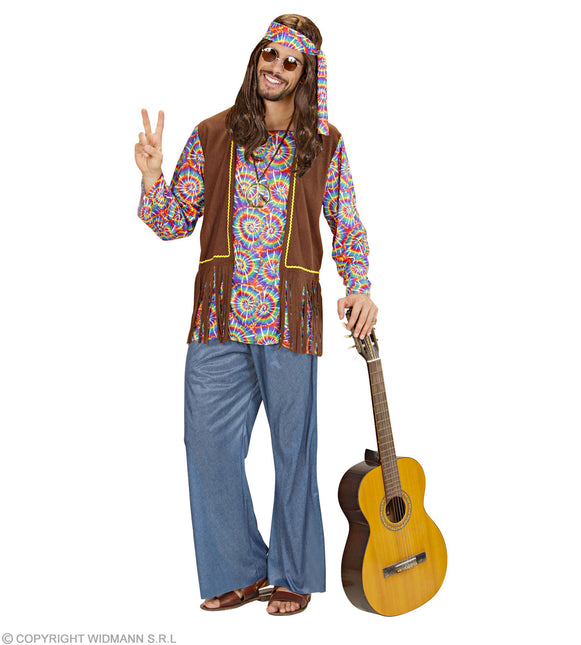 Costume d'homme hippie psychédélique