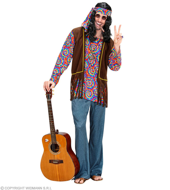 Costume d'homme hippie psychédélique