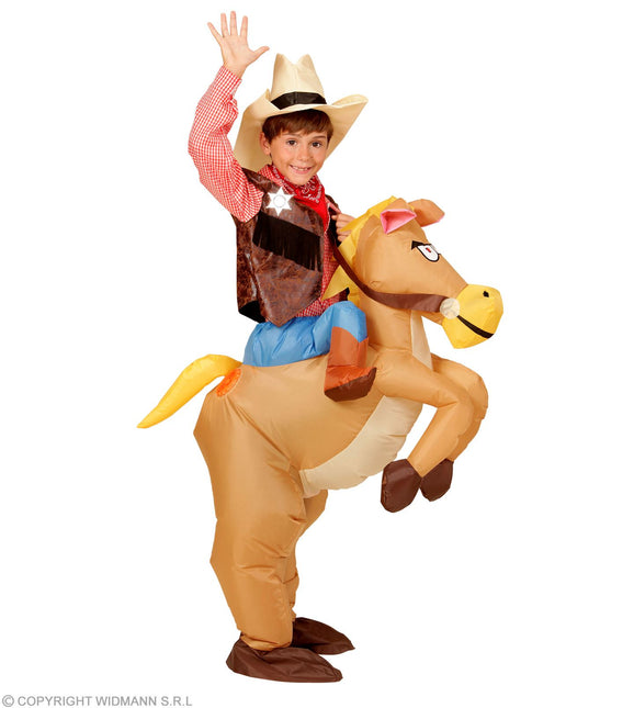 Costume de cheval gonflable pour enfant