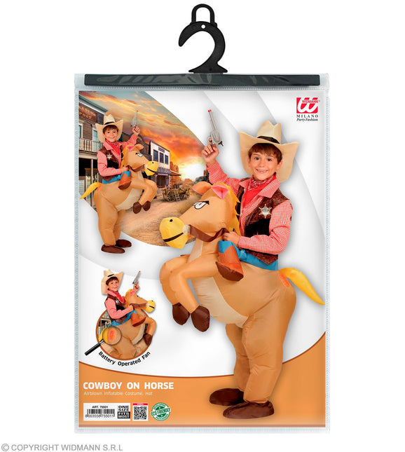 Costume de cheval gonflable pour enfant