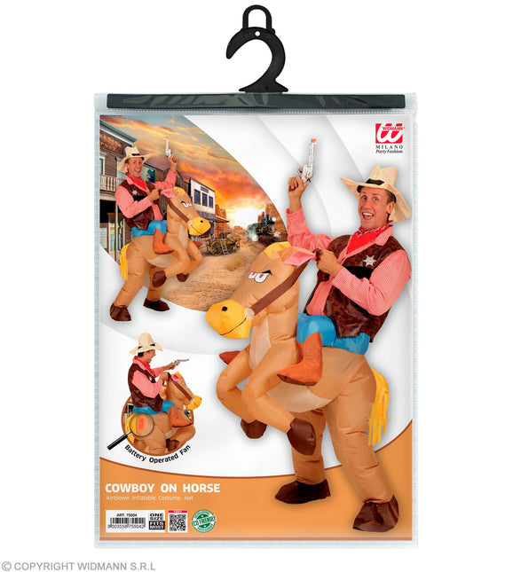 Costume adulte de cheval gonflable