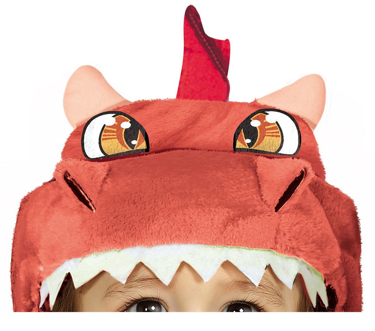 Costume de dragon rouge pour bébé