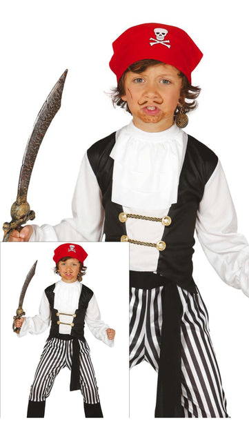 Costume de pirate rayé pour enfant