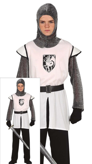 Costume de chevalier blanc