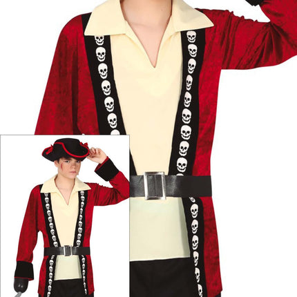 Costume de crâne de pirate Garçons 14/16 ans