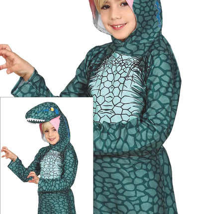 Costume de dinosaure enfant vert