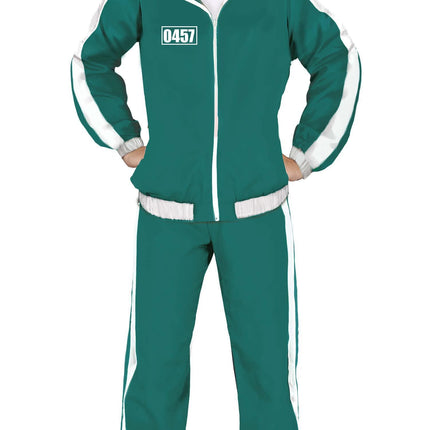 Tracksuit Avec Figures Filles Vert 14/16 ans